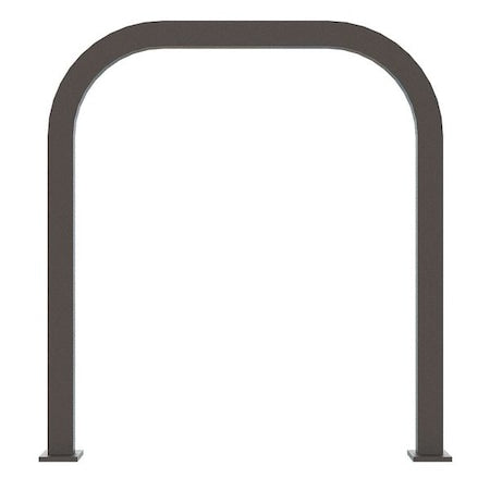 Bike Rack, Silver, 34" H, Holds (2) Bikes