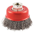 Cup Brush, Arbor Hole Mount, 13/16" L Trim