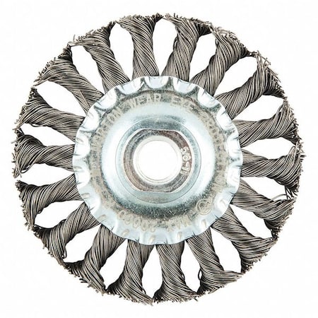 Wire Wheel Brush, Arbor Hole Mount