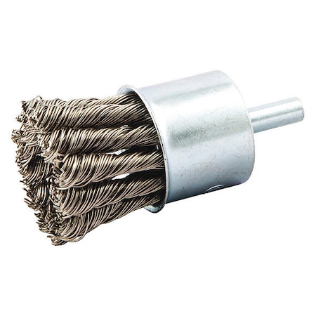 Knot Wire End Brush, Shank Size 1/4"
