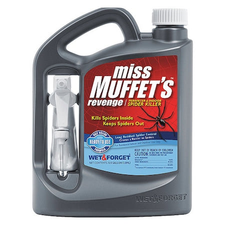 64 oz Perimeter & Indoor Spider Killer, DEET Free, 3 ft Hose