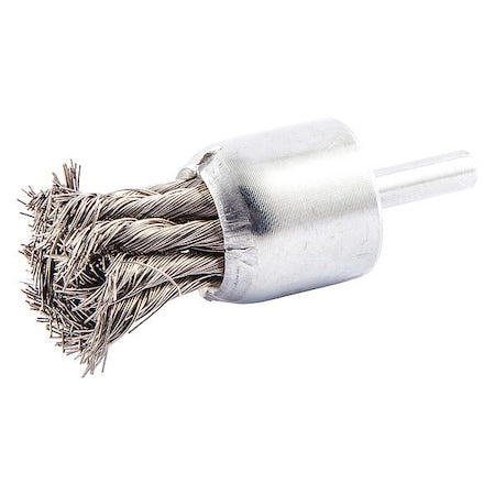 Knot Wire End Brush, Shank Size 1/4"