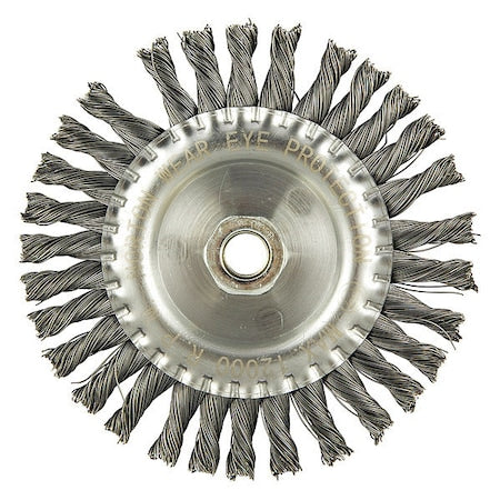 Wire Wheel Brush, Arbor Hole Mount