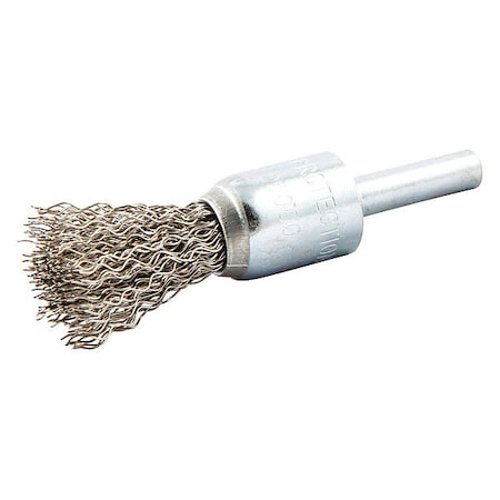 Crimped Wire End Brush, Shank Size 1/4"
