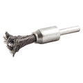 Knot Wire End Brush, Shank Size 1/4", Max. RPM: 22, 000 RPM