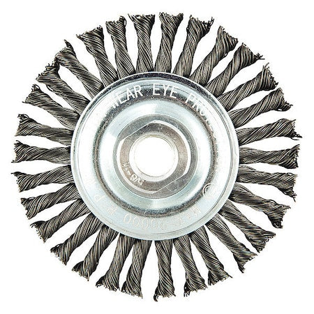 Wire Wheel Brush, Arbor Hole Mount