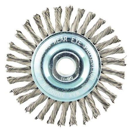 Wire Wheel Brush, Arbor Hole Mount