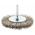 Wire Wheel Brush, Shank Mount, 3/4"