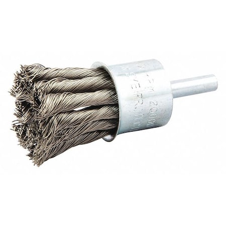 Knot Wire End Brush, Shank Size 1/4"
