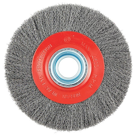 Wire Wheel Brush, Arbor Hole Mount