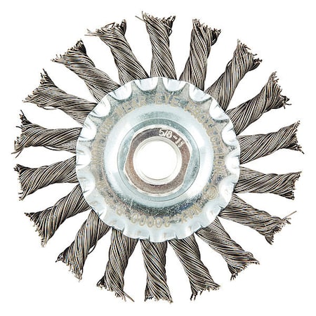 Wire Wheel Brush, Arbor Hole Mount