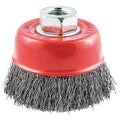 Crimped Wire Cup Brush, 1" L Trim