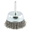 Crimped Wire Cup Brush, Shank Mount