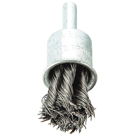 Knot Wire End Brush, Shank Size 1/4"