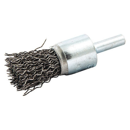 Crimped Wire End Brush, Shank Size 1/4"