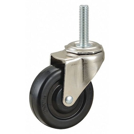 Stem Caster, Light-Duty, Threaded, 75 lb.