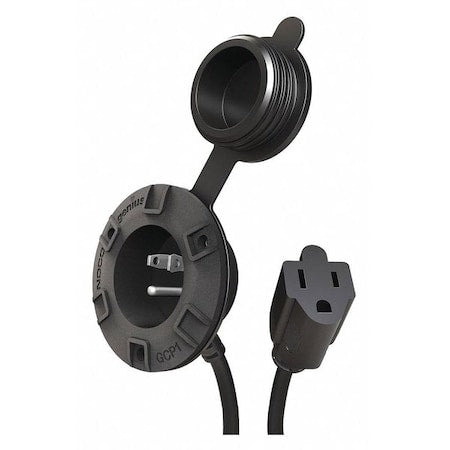 AC Port with Extension Cord, 13A, 12VDC