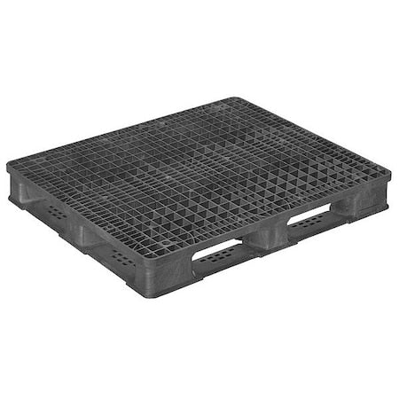 High Density Polyethylene Pallet, 48 in L, 40 in W, 6 3/4 in H, 5, 000 lb Dynamic