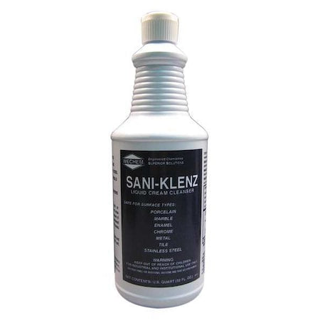 Sani Klenz Liquid Cleanser, Tub, Mint, 12 PK