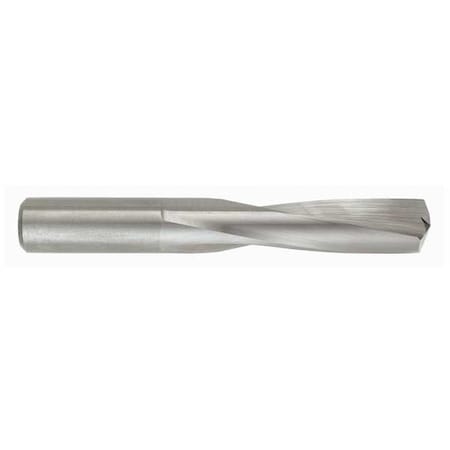 Screw Machine Drill Bit, 1/32 in Size, 135 Degrees Point Angle, Solid Carbide, TiN Finish