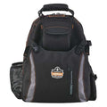 Tool Backpack, Black, 1200D Ballistic Polyester, 4 Molded ABS Plastic (Bases), 26 Pockets