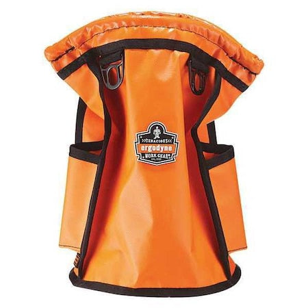 Topped Parts Pouch, Tarpaulin, Orange, Waterproof Tarpaulin