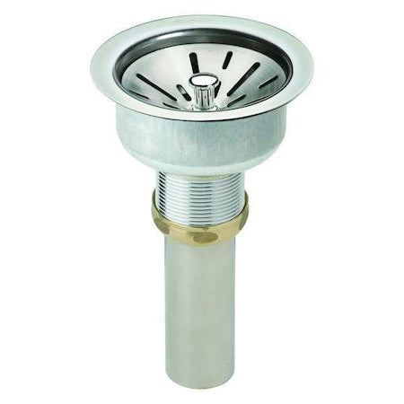 3-1/2" Drain Fitting Type 304 Stainless Steel Body Strainer Basket and Tailpiece