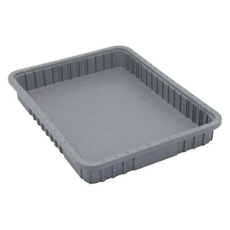 Divider Box, Not Specified, Gray, 3 in H, 17-1/2 in W, 22-1/2 in L