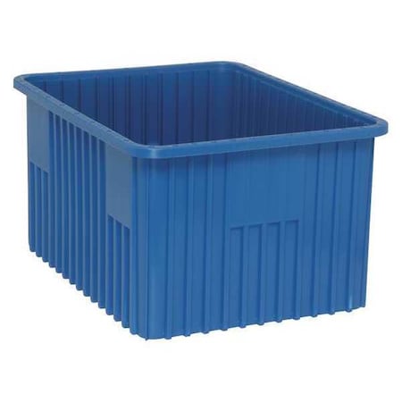 Divider Box, Not Specified, Blue, 12 in H, 17-1/2 in W, 22-1/2 in L