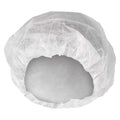 Bouffant Cap, Rayon, 24 in Dia., White, L, 500 PK
