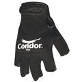 Mechanics Gloves, Synthetic Leather Palm, S, Black