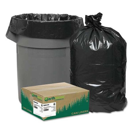 33 gal Trash Bags, 33 in x 39 in, Extra Heavy-Duty, 1.25 mil, Black