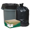 60 gal Recycling Liners, 38 in x 58 in, Extra Heavy-Duty, 1.25 mil, Black