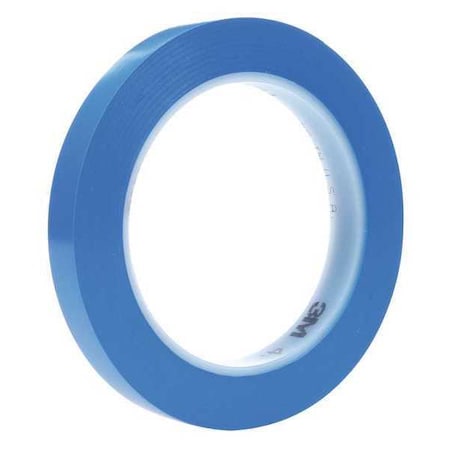 Vinyl Tape, 471 Blue, 1/2in. x 36 Yd, PK72