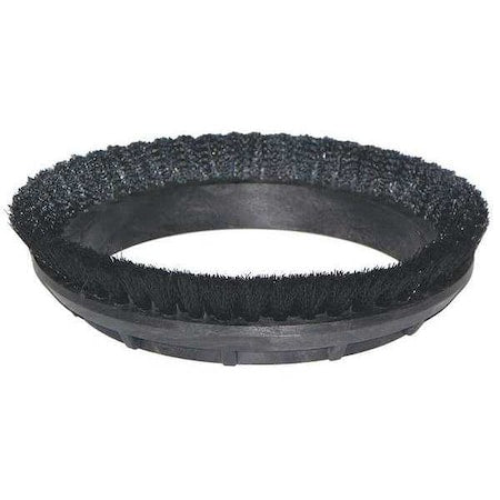 Scrubbing Rotary Brush, Black, 12 in.