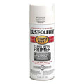 Spray Paint, White, Primer, Solvent, 12 oz