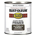 Interior/Exterior Paint, Primer, White, 1 qt