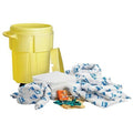 Spill Kit, 38 gal Volume Absorbed per Kit, 55 gal Capacity, Drum, Yellow