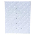 Sorbent Pad, 11 gal, 7 1/2 in x 10 in, Oil, White, 200 PK