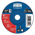 Abrasive Cut-Off Wheel, Type 27, 4 in Dia, 1/8 in Thick, 5/8 in Arbor Hole Size, Aluminum Oxide