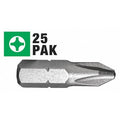 Phillips Insert Screwdriver Bit, 2,25Pk