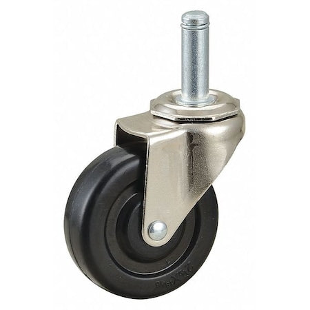Stem Caster, 2-1/2" Wheel Dia., 75 lb.