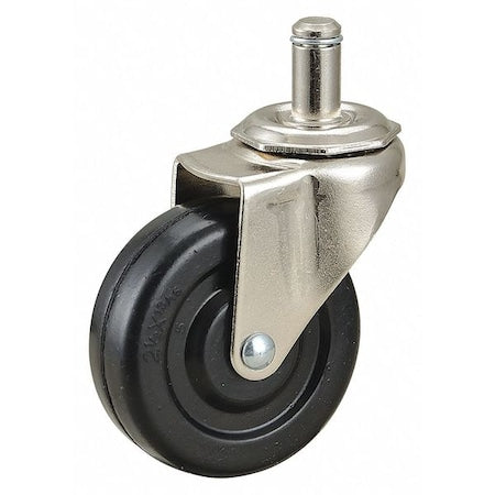 Stem Caster, 2-1/2" Wheel Dia., 75 lb.