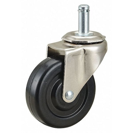 Stem Caster, 2-1/2" Wheel Dia., 75 lb.
