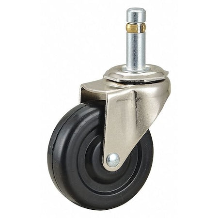 Stem Caster, 2-1/2" Wheel Dia., 75 lb.