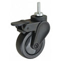 Stem Caster, Threaded, 3" Wheel Dia.