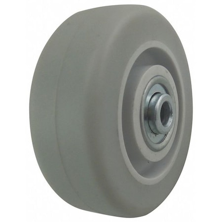 Caster Wheel, 3-1/2" Wheel Dia., TPR