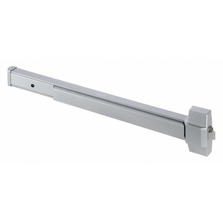 Rim Exit Device,Satin Aluminum,Passage