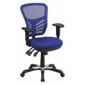 Executive Chair, Blue Seat, Mesh Back