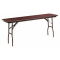 Folding Training Table Training Table, 72" D X 30" H, 18" W X Melamine, Table Top: Laminate